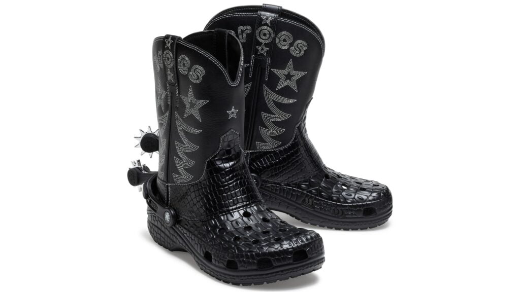 Crocs Unveils Spur-Studded Cowboy Boot - Prepare to Be Amazed! 2 231005151256 crocs cowboy boots 100523