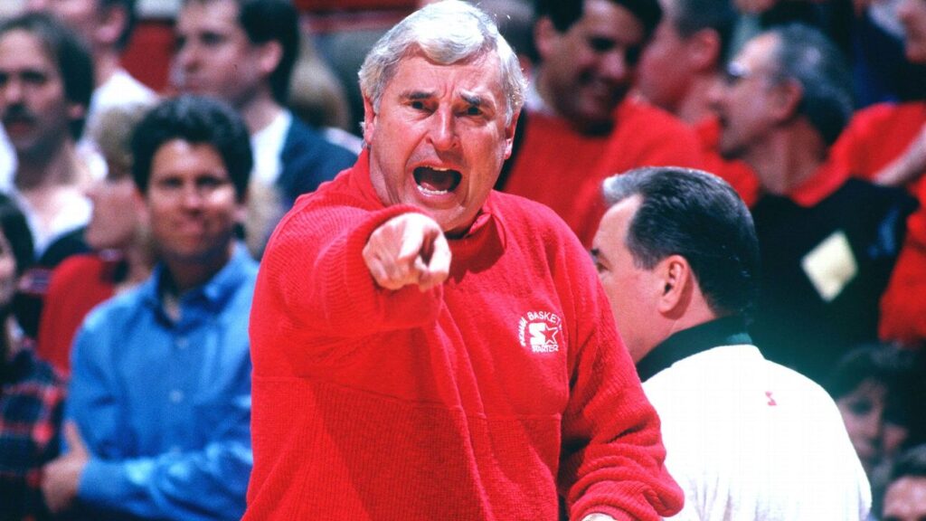 Bobby Knight, coach of the 1984 U.S. Olympic men's basketball team, dies at 83. 2 r354381 1296x729 16 9
