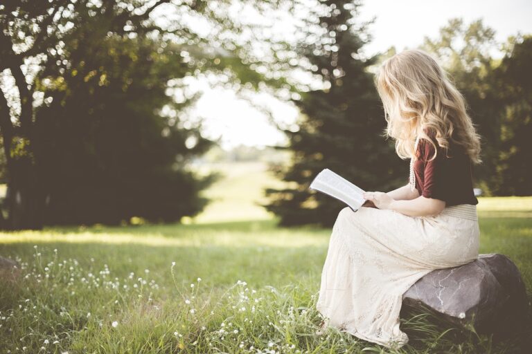 Finding peace and relaxation through the pages of a book